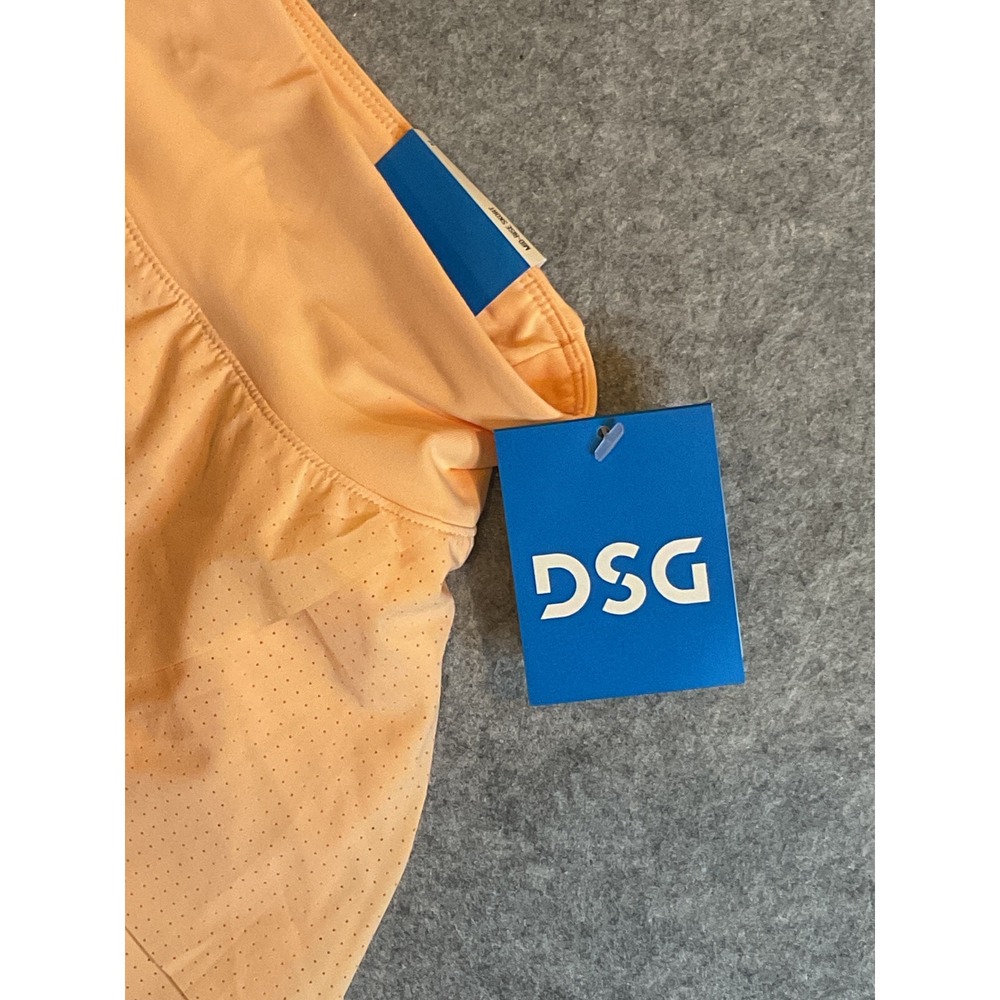 DSG Girls Mid-Rise Skort Peach Orange Athletic Tennis Skirt Size M 10-12 NWT - Picture 7 of 12